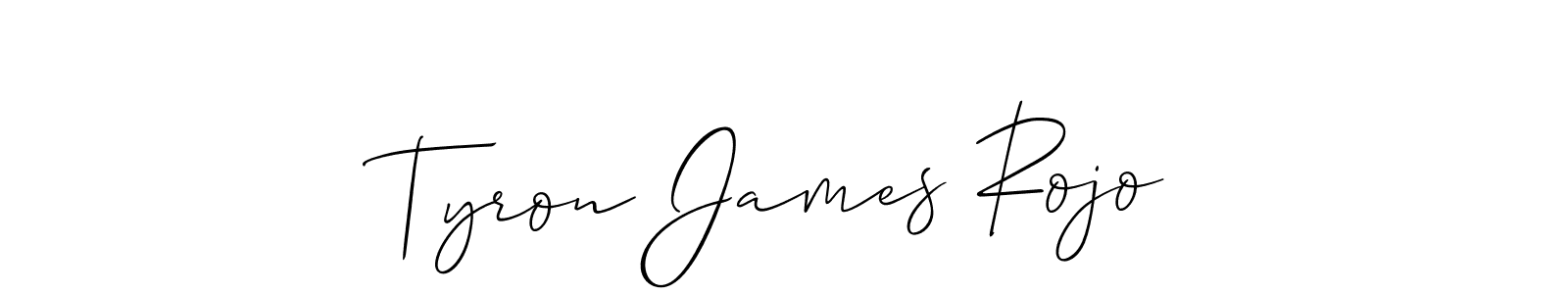 Best and Professional Signature Style for Tyron James Rojo. Allison_Script Best Signature Style Collection. Tyron James Rojo signature style 2 images and pictures png