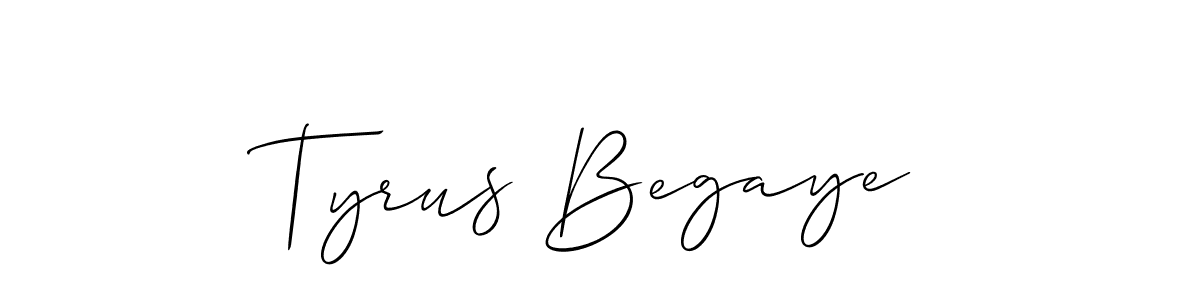 Allison_Script is a professional signature style that is perfect for those who want to add a touch of class to their signature. It is also a great choice for those who want to make their signature more unique. Get Tyrus Begaye name to fancy signature for free. Tyrus Begaye signature style 2 images and pictures png