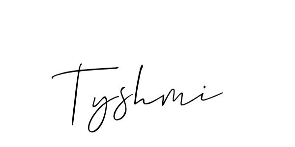 You can use this online signature creator to create a handwritten signature for the name Tyshmi. This is the best online autograph maker. Tyshmi signature style 2 images and pictures png