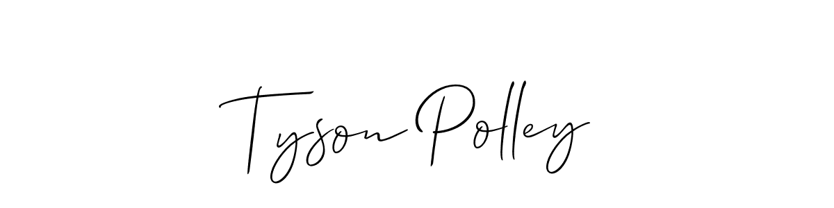 Similarly Allison_Script is the best handwritten signature design. Signature creator online .You can use it as an online autograph creator for name Tyson Polley. Tyson Polley signature style 2 images and pictures png