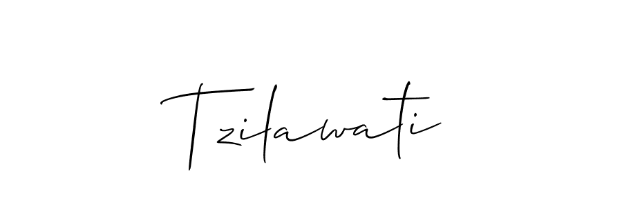 The best way (Allison_Script) to make a short signature is to pick only two or three words in your name. The name Tzilawati include a total of six letters. For converting this name. Tzilawati signature style 2 images and pictures png