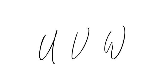 It looks lik you need a new signature style for name U  V  W. Design unique handwritten (Allison_Script) signature with our free signature maker in just a few clicks. U  V  W signature style 2 images and pictures png