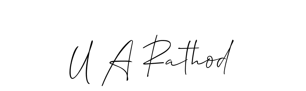 Once you've used our free online signature maker to create your best signature Allison_Script style, it's time to enjoy all of the benefits that U A Rathod name signing documents. U A Rathod signature style 2 images and pictures png