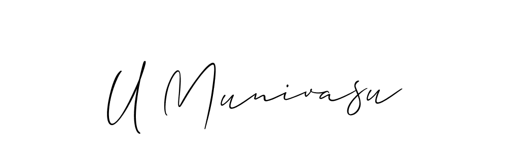 See photos of U Munivasu official signature by Spectra . Check more albums & portfolios. Read reviews & check more about Allison_Script font. U Munivasu signature style 2 images and pictures png