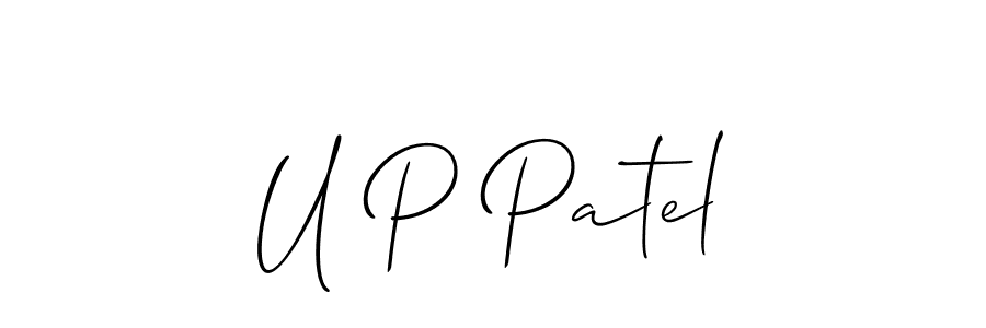 Check out images of Autograph of U P Patel name. Actor U P Patel Signature Style. Allison_Script is a professional sign style online. U P Patel signature style 2 images and pictures png
