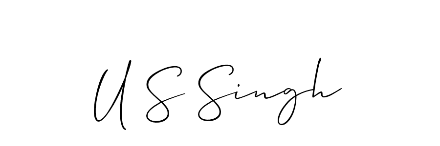 You can use this online signature creator to create a handwritten signature for the name U S Singh. This is the best online autograph maker. U S Singh signature style 2 images and pictures png