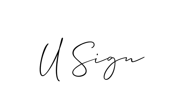 Once you've used our free online signature maker to create your best signature Allison_Script style, it's time to enjoy all of the benefits that U Sign name signing documents. U Sign signature style 2 images and pictures png