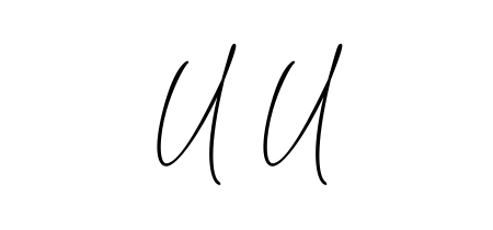 Style your name U U with confidence using Allison_Script signature design. Simple, elegant, and ready for immediate document use. U U signature style 2 images and pictures png