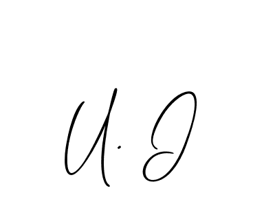 Also You can easily find your signature by using the search form. We will create U. I name handwritten signature images for you free of cost using Allison_Script sign style. U. I signature style 2 images and pictures png