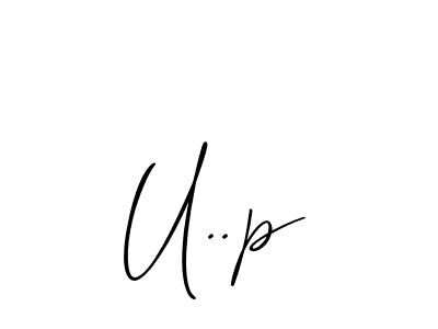 Also we have U..p name is the best signature style. Create professional handwritten signature collection using Allison_Script autograph style. U..p signature style 2 images and pictures png