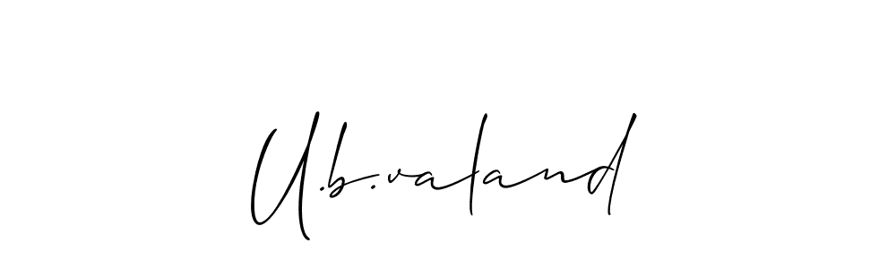 Here are the top 10 professional signature styles for the name U.b.valand. These are the best autograph styles you can use for your name. U.b.valand signature style 2 images and pictures png