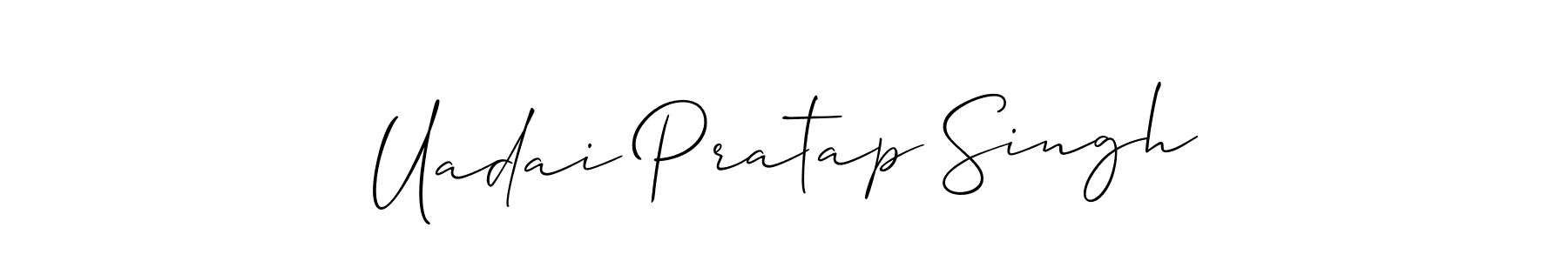 Also we have Uadai Pratap Singh name is the best signature style. Create professional handwritten signature collection using Allison_Script autograph style. Uadai Pratap Singh signature style 2 images and pictures png