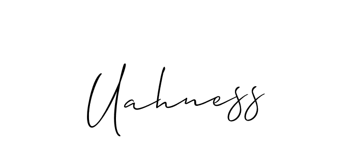 You can use this online signature creator to create a handwritten signature for the name Uahness. This is the best online autograph maker. Uahness signature style 2 images and pictures png