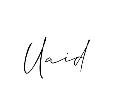 Also You can easily find your signature by using the search form. We will create Uaid name handwritten signature images for you free of cost using Allison_Script sign style. Uaid signature style 2 images and pictures png