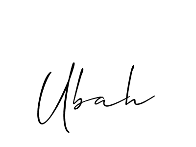 Similarly Allison_Script is the best handwritten signature design. Signature creator online .You can use it as an online autograph creator for name Ubah. Ubah signature style 2 images and pictures png
