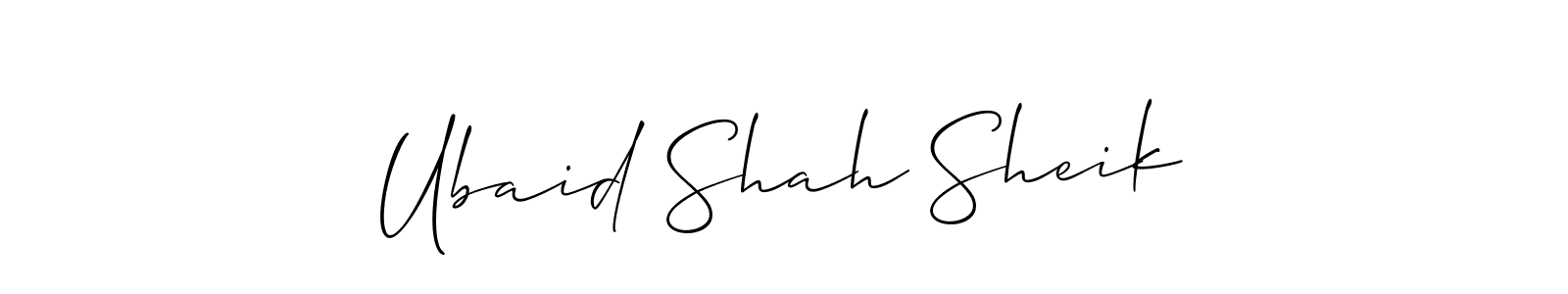 Here are the top 10 professional signature styles for the name Ubaid Shah Sheik. These are the best autograph styles you can use for your name. Ubaid Shah Sheik signature style 2 images and pictures png