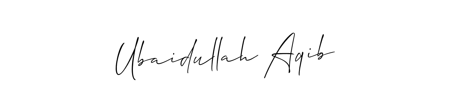 See photos of Ubaidullah Aqib official signature by Spectra . Check more albums & portfolios. Read reviews & check more about Allison_Script font. Ubaidullah Aqib signature style 2 images and pictures png