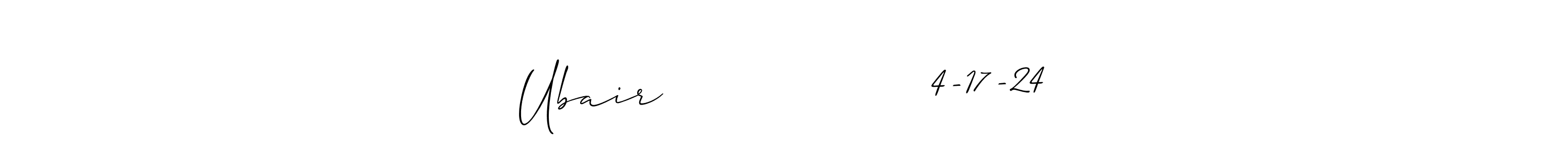 Here are the top 10 professional signature styles for the name Ubair                  4-17-24. These are the best autograph styles you can use for your name. Ubair                  4-17-24 signature style 2 images and pictures png