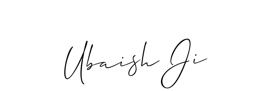 Best and Professional Signature Style for Ubaish Ji. Allison_Script Best Signature Style Collection. Ubaish Ji signature style 2 images and pictures png