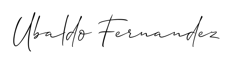 The Allison_Script font transforms the name Ubaldo Fernandez into an executive sign with sharp precision and distinguished character. Ubaldo Fernandez signature style 2 images and pictures png