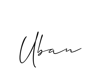 Once you've used our free online signature maker to create your best signature Allison_Script style, it's time to enjoy all of the benefits that Uban name signing documents. Uban signature style 2 images and pictures png