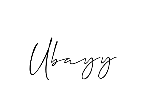 Make a beautiful signature design for name Ubayy. Use this online signature maker to create a handwritten signature for free. Ubayy signature style 2 images and pictures png