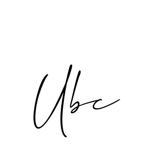 How to Draw Ubc signature style? Allison_Script is a latest design signature styles for name Ubc. Ubc signature style 2 images and pictures png