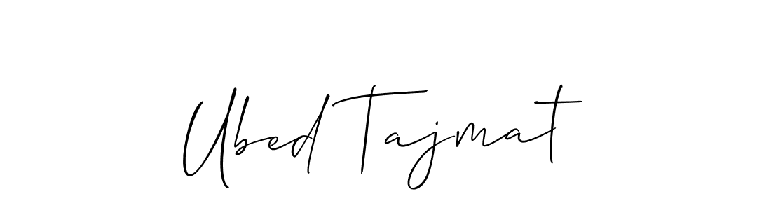 You can use this online signature creator to create a handwritten signature for the name Ubed Tajmat. This is the best online autograph maker. Ubed Tajmat signature style 2 images and pictures png