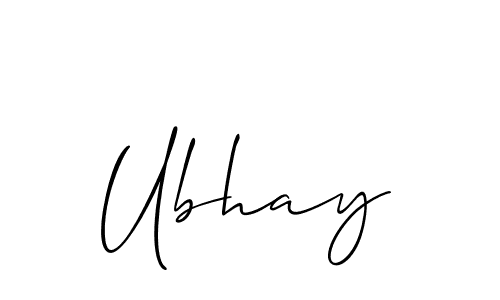 Make a short Ubhay signature style. Manage your documents anywhere anytime using Allison_Script. Create and add eSignatures, submit forms, share and send files easily. Ubhay signature style 2 images and pictures png