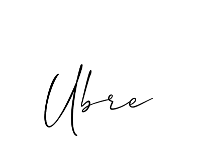 How to make Ubre name signature. Use Allison_Script style for creating short signs online. This is the latest handwritten sign. Ubre signature style 2 images and pictures png