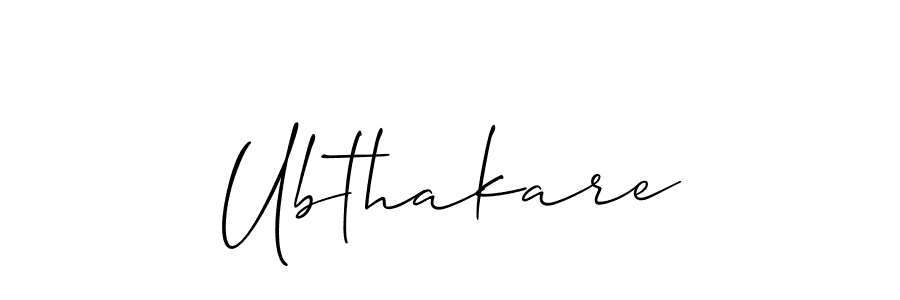 Make a beautiful signature design for name Ubthakare. Use this online signature maker to create a handwritten signature for free. Ubthakare signature style 2 images and pictures png