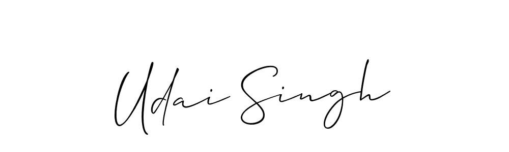 Similarly Allison_Script is the best handwritten signature design. Signature creator online .You can use it as an online autograph creator for name Udai Singh. Udai Singh signature style 2 images and pictures png