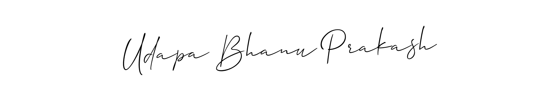 Best and Professional Signature Style for Udapa Bhanu Prakash. Allison_Script Best Signature Style Collection. Udapa Bhanu Prakash signature style 2 images and pictures png