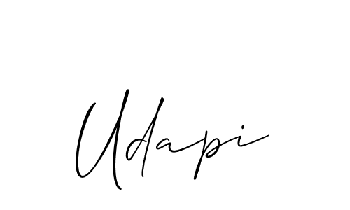 It looks lik you need a new signature style for name Udapi. Design unique handwritten (Allison_Script) signature with our free signature maker in just a few clicks. Udapi signature style 2 images and pictures png