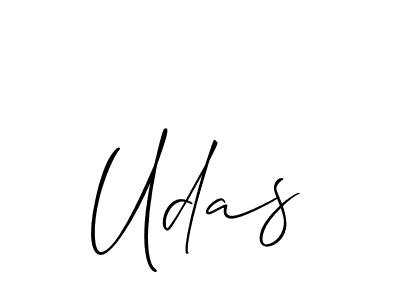 How to make Udas name signature. Use Allison_Script style for creating short signs online. This is the latest handwritten sign. Udas signature style 2 images and pictures png