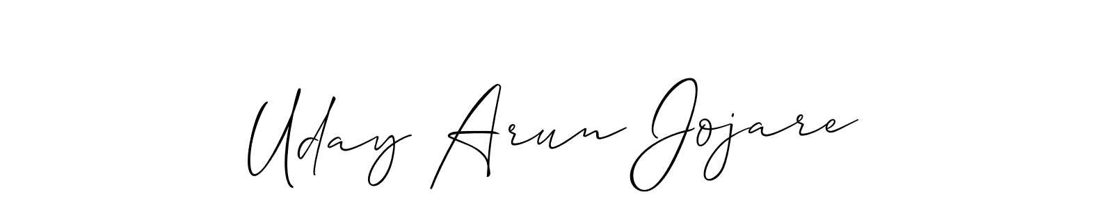 Best and Professional Signature Style for Uday Arun Jojare. Allison_Script Best Signature Style Collection. Uday Arun Jojare signature style 2 images and pictures png