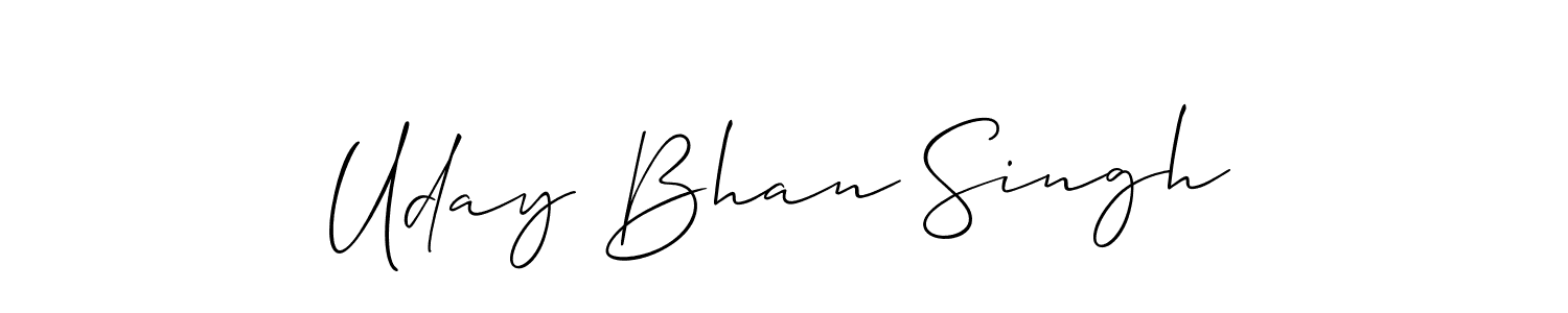 How to make Uday Bhan Singh signature? Allison_Script is a professional autograph style. Create handwritten signature for Uday Bhan Singh name. Uday Bhan Singh signature style 2 images and pictures png
