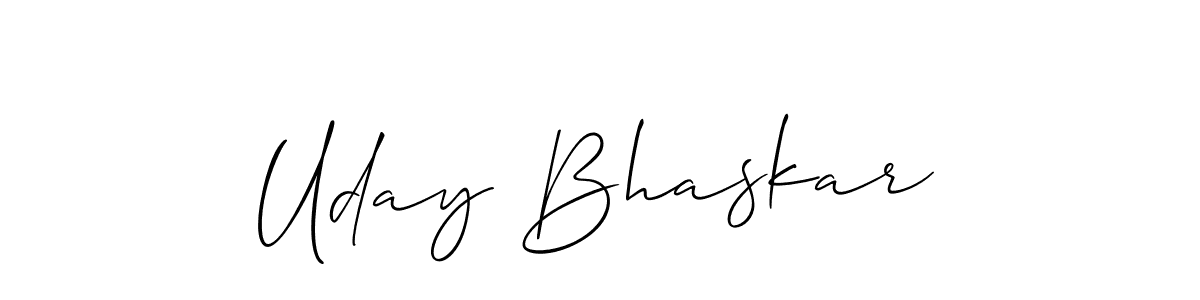 Make a beautiful signature design for name Uday Bhaskar. Use this online signature maker to create a handwritten signature for free. Uday Bhaskar signature style 2 images and pictures png