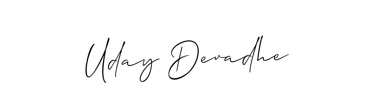 Once you've used our free online signature maker to create your best signature Allison_Script style, it's time to enjoy all of the benefits that Uday Devadhe name signing documents. Uday Devadhe signature style 2 images and pictures png