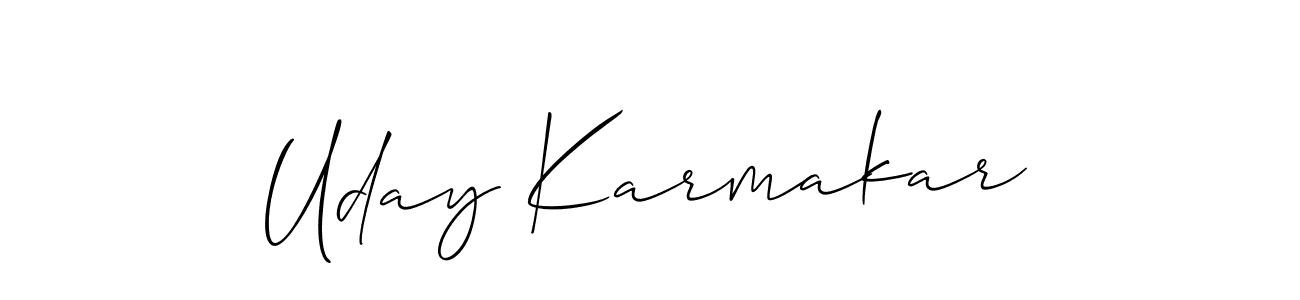 Make a beautiful signature design for name Uday Karmakar. Use this online signature maker to create a handwritten signature for free. Uday Karmakar signature style 2 images and pictures png