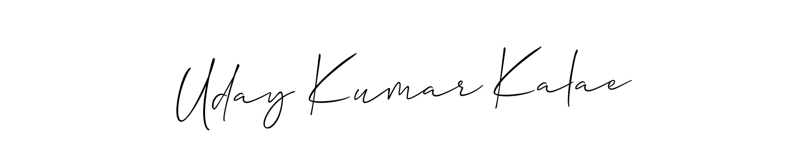 Uday Kumar Kalae stylish signature style. Best Handwritten Sign (Allison_Script) for my name. Handwritten Signature Collection Ideas for my name Uday Kumar Kalae. Uday Kumar Kalae signature style 2 images and pictures png