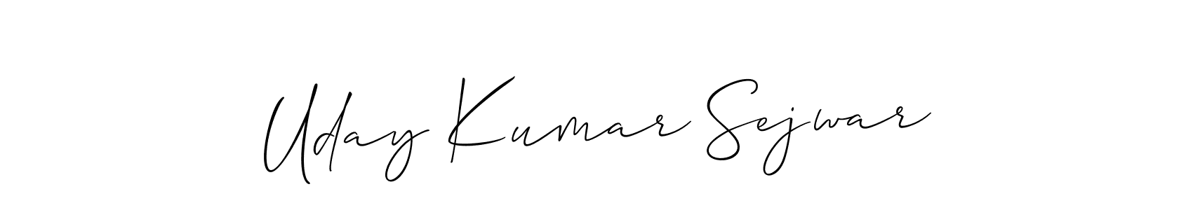 Check out images of Autograph of Uday Kumar Sejwar name. Actor Uday Kumar Sejwar Signature Style. Allison_Script is a professional sign style online. Uday Kumar Sejwar signature style 2 images and pictures png
