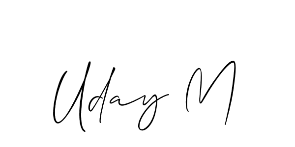 Check out images of Autograph of Uday M name. Actor Uday M Signature Style. Allison_Script is a professional sign style online. Uday M signature style 2 images and pictures png