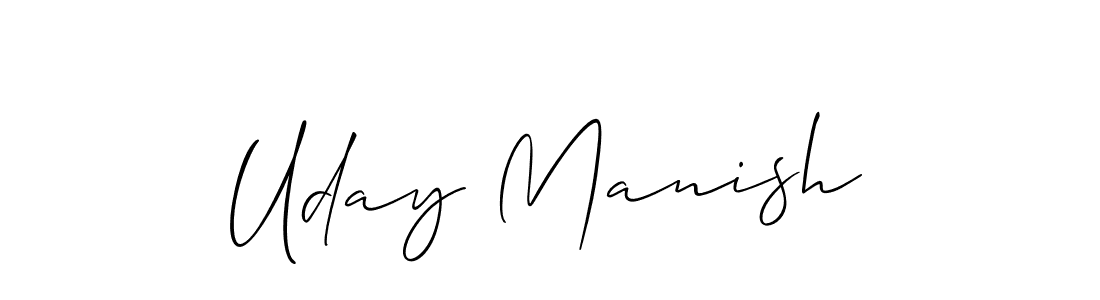 Make a beautiful signature design for name Uday Manish. Use this online signature maker to create a handwritten signature for free. Uday Manish signature style 2 images and pictures png