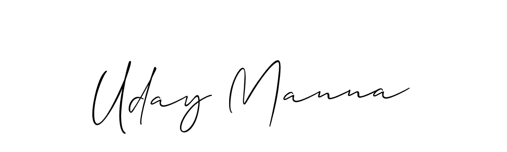 Make a beautiful signature design for name Uday Manna. Use this online signature maker to create a handwritten signature for free. Uday Manna signature style 2 images and pictures png