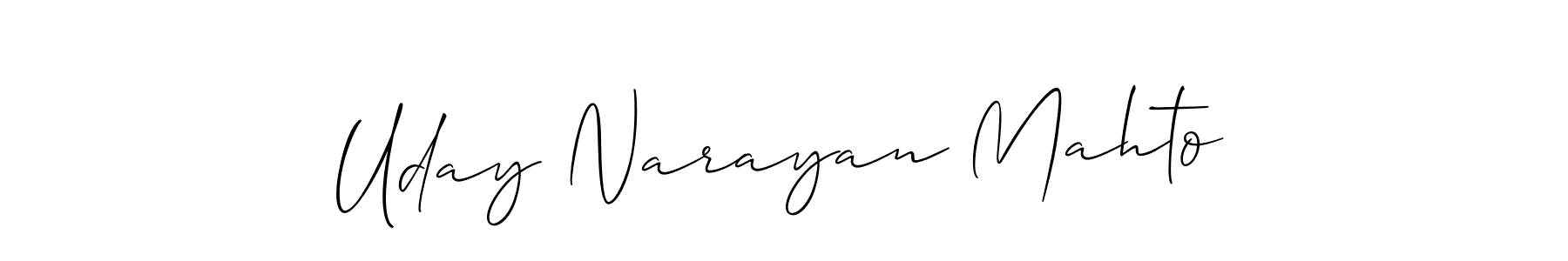 Best and Professional Signature Style for Uday Narayan Mahto. Allison_Script Best Signature Style Collection. Uday Narayan Mahto signature style 2 images and pictures png