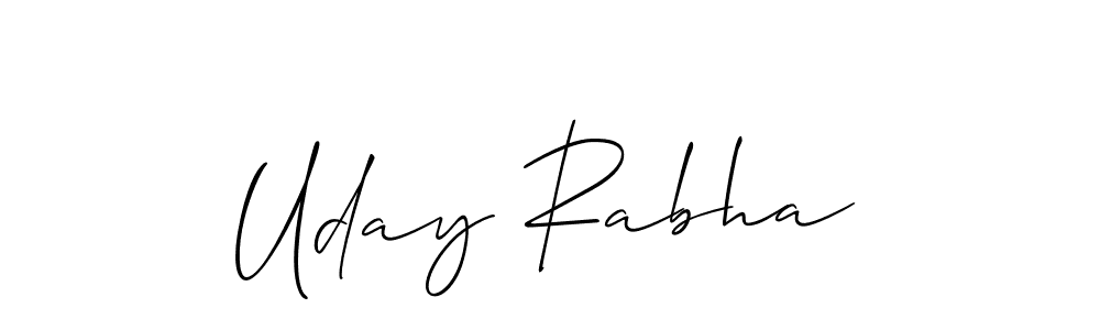 You should practise on your own different ways (Allison_Script) to write your name (Uday Rabha) in signature. don't let someone else do it for you. Uday Rabha signature style 2 images and pictures png