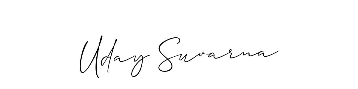 How to Draw Uday Suvarna signature style? Allison_Script is a latest design signature styles for name Uday Suvarna. Uday Suvarna signature style 2 images and pictures png