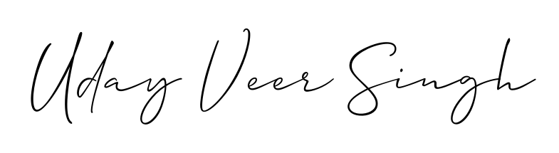 A dynamic signature style for Uday Veer Singh using Allison_Script script. Designed to look authentic, handwritten, and professional. Uday Veer Singh signature style 2 images and pictures png
