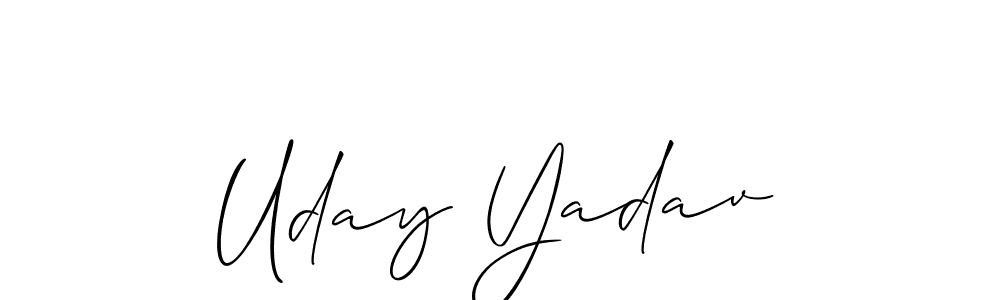 Once you've used our free online signature maker to create your best signature Allison_Script style, it's time to enjoy all of the benefits that Uday Yadav name signing documents. Uday Yadav signature style 2 images and pictures png